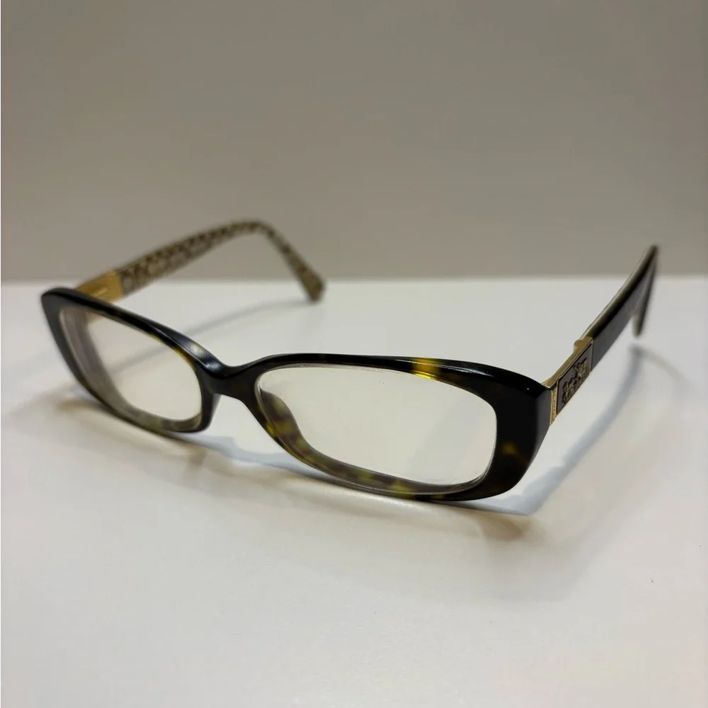 COACH EYEGLASSES HC6063 (Elizabeth) 5262 (Dark Tort‎ Sand SigC) COACH GLASSES